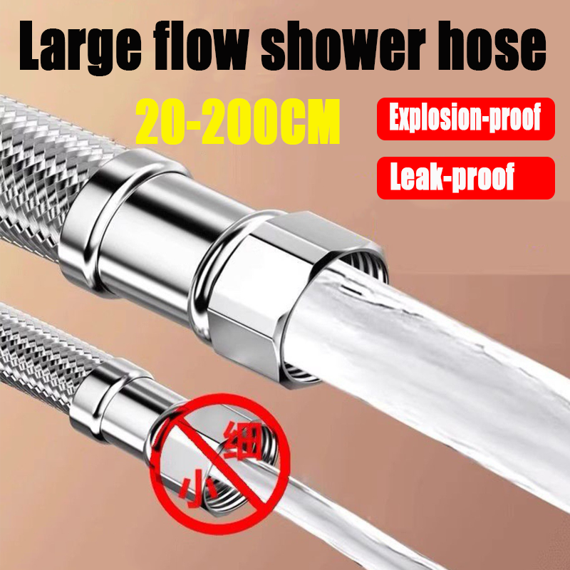 Flexible Hose Braided - 20/40/60/80/100/150/200cm G1/2 Inch Sanitair Explosieveilige Flexibele