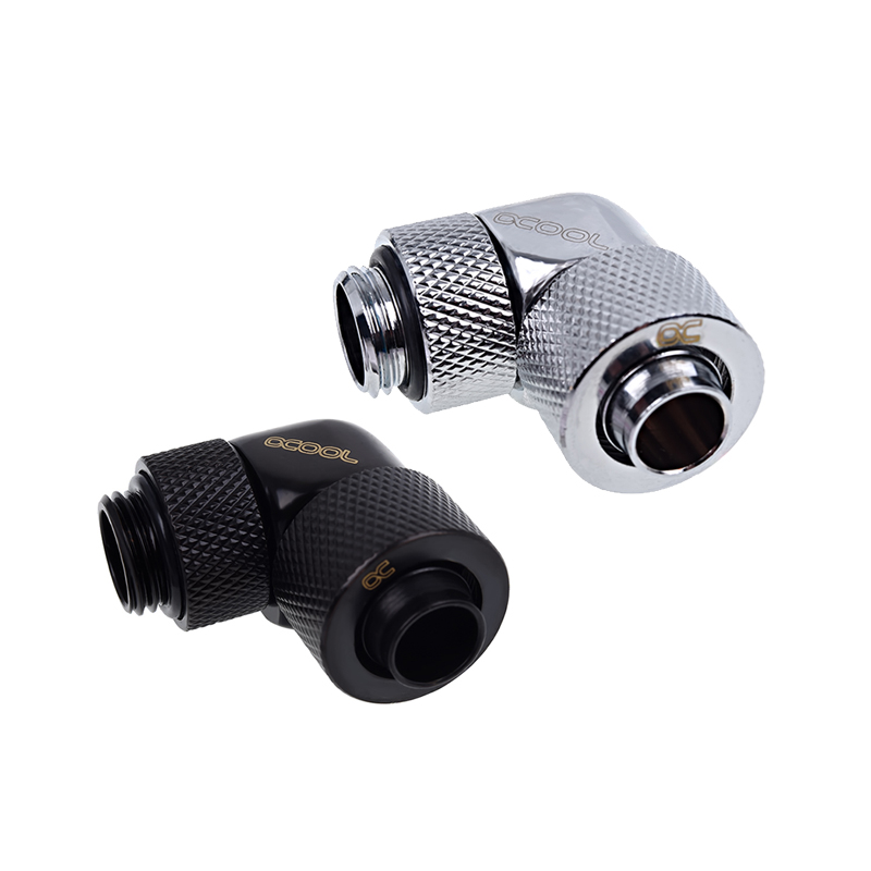 Compression Fitting Brass - Alphacool 13X10Mm Compressieaansluiting 90 ° Draaibaar