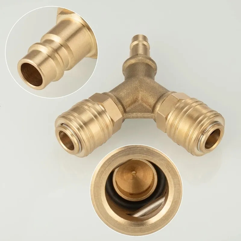 Verbeterde persluchtverdeler 2 - Compression Fitting Brass recensie en prijs