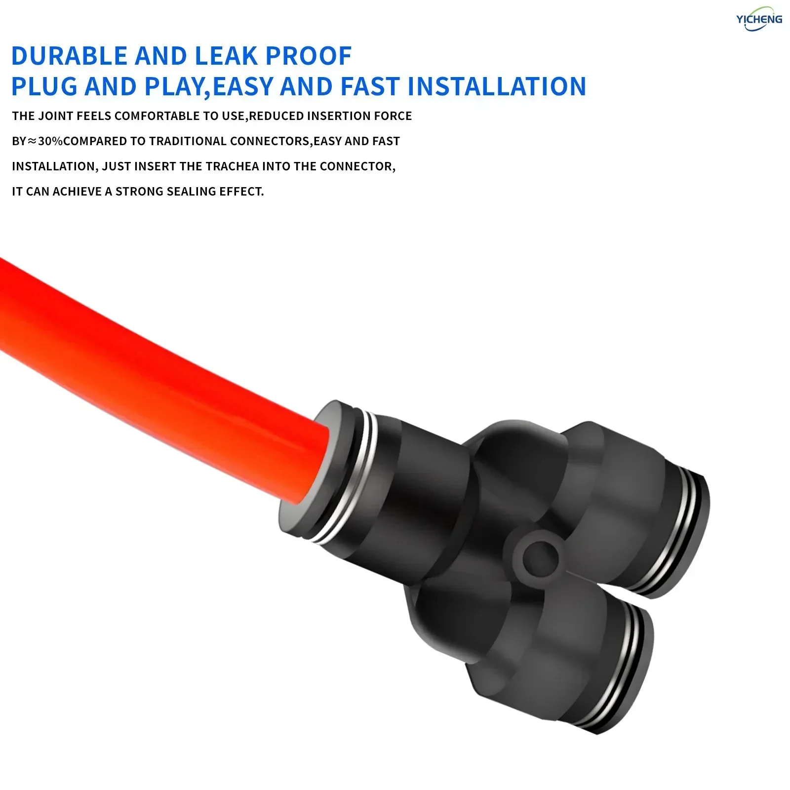 PNEUMATISCHE slangconnector 6  - Push Fit Connector recensie en prijs