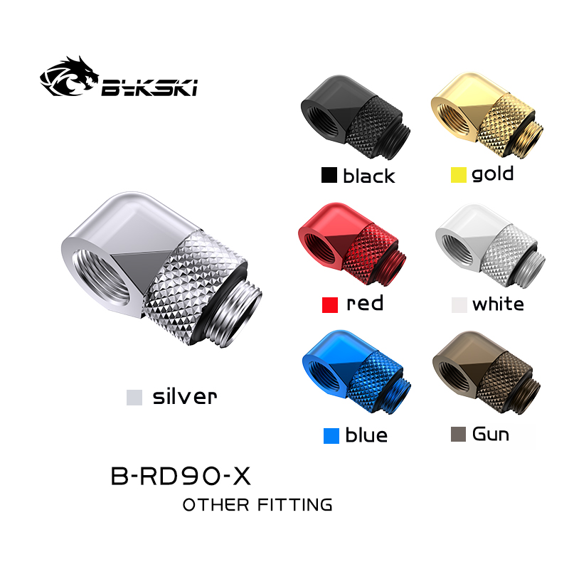 Bykski B-RD90-X 90 graden mess - Compression Fitting Brass recensie en prijs