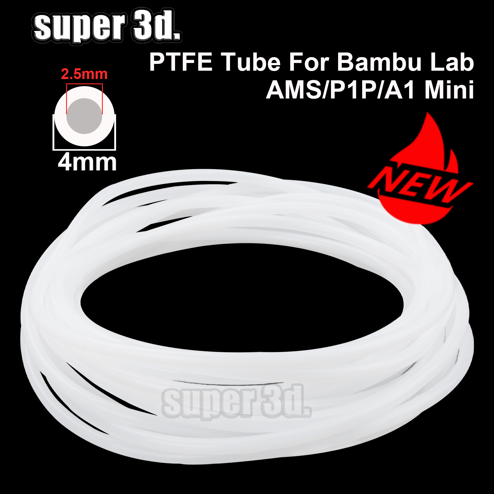 PTFE Buis 3D Printer 2.5mm 4mm - Ptfe Tape Thread recensie en prijs