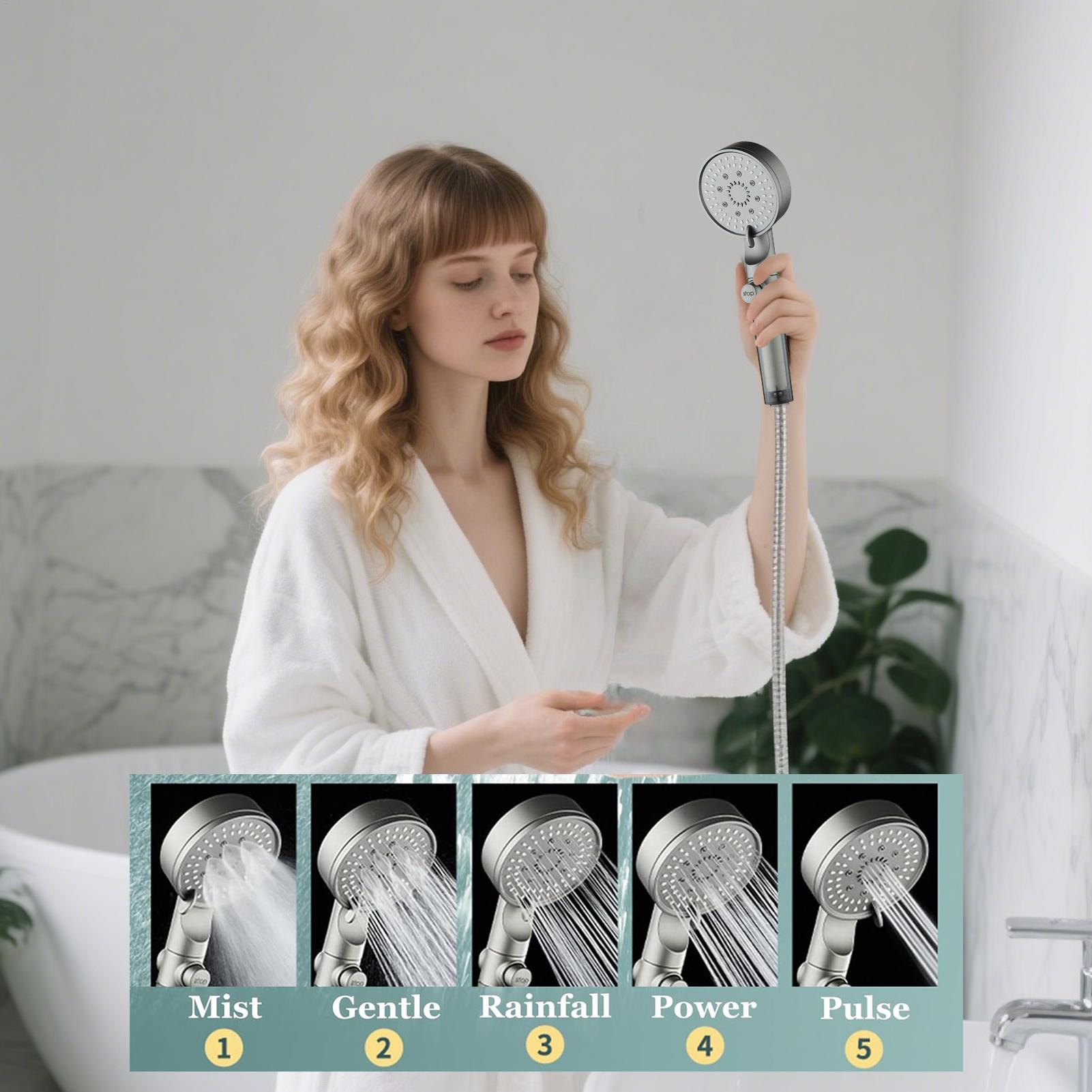 Nieuwe douchekop 5-modi gefilt - Silicone Tap Washer recensie en prijs