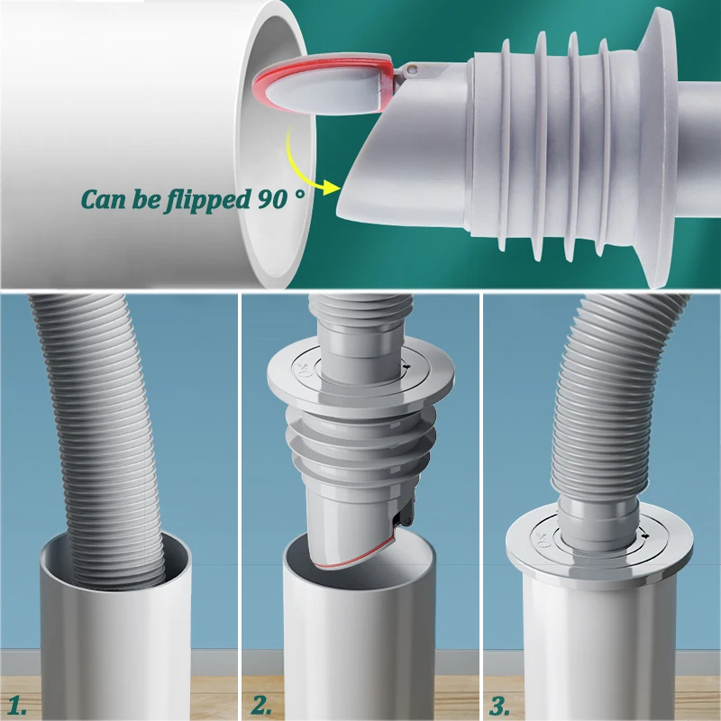 Siliconen Badkamer Riool Afdic - Drain Pipe Clip recensie en prijs