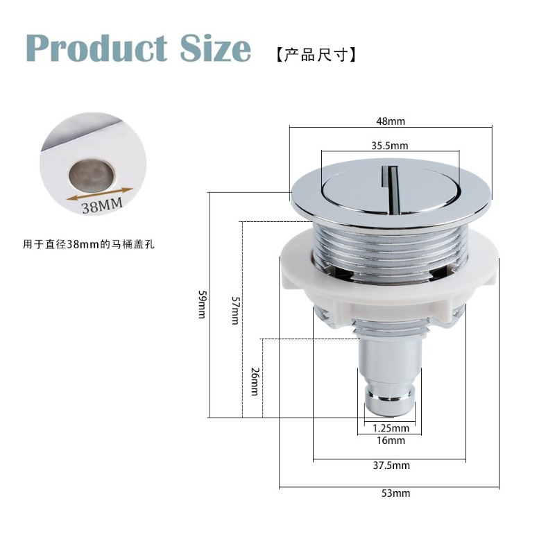Kabelgestuurde dubbele spoelkl - Toilet Fill Valve recensie en prijs